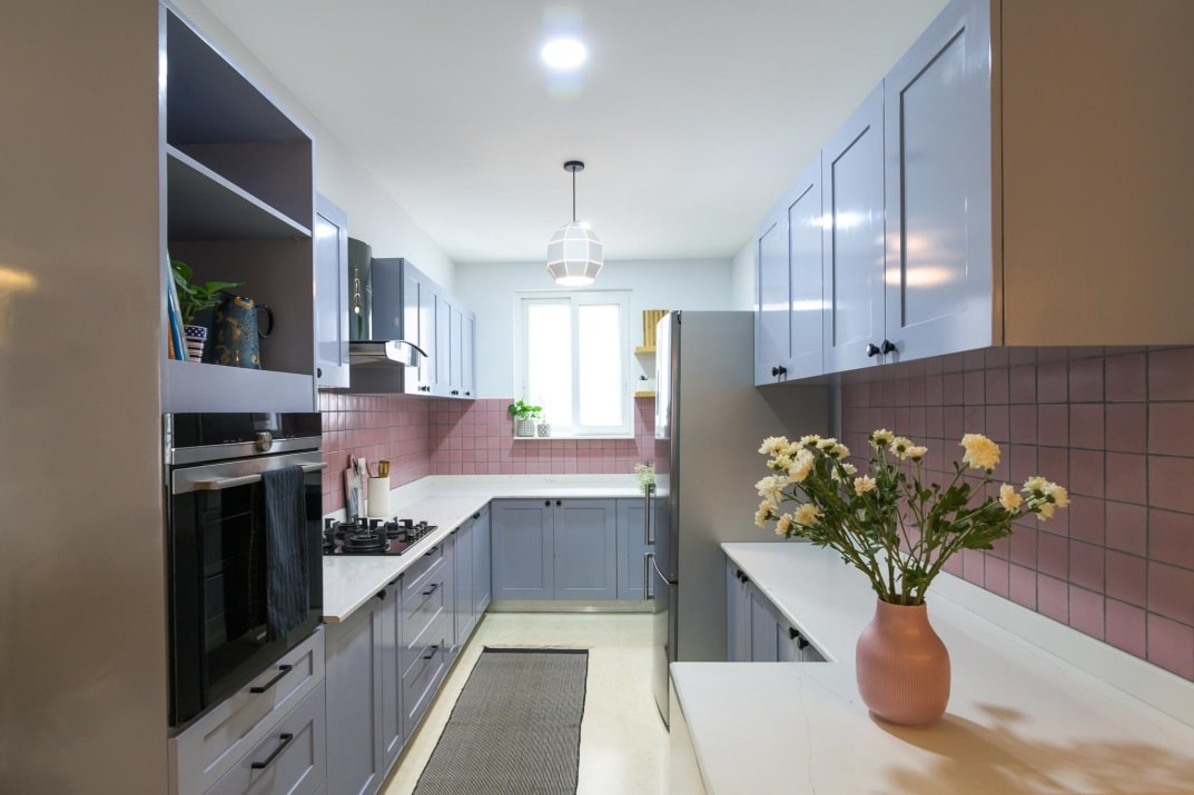 kitchen view from living room