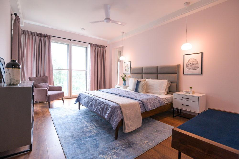bedroom done by interior designer in pune