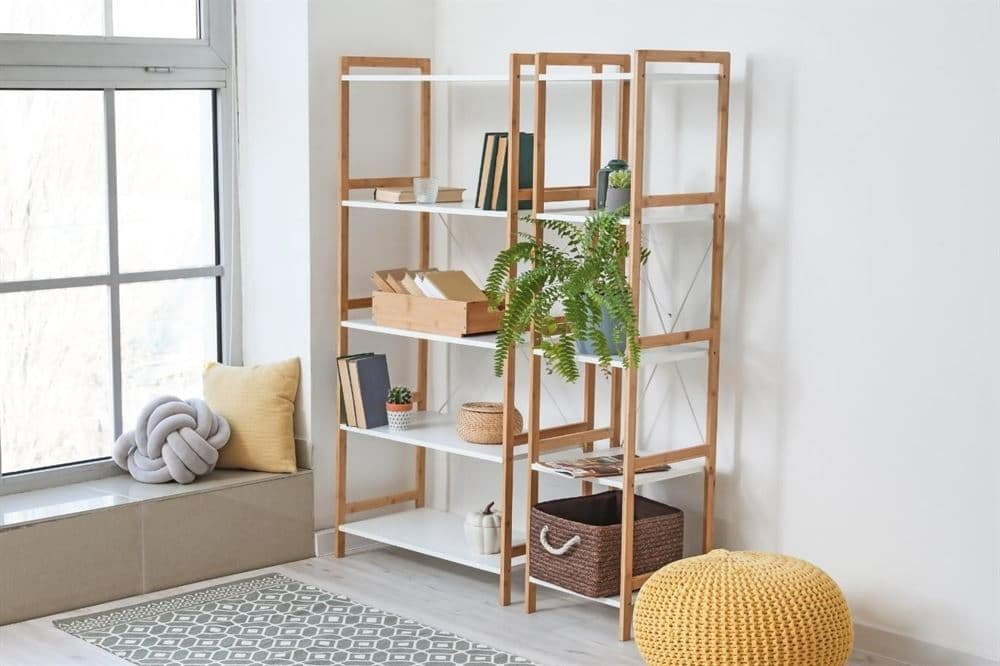 baskets on shelf