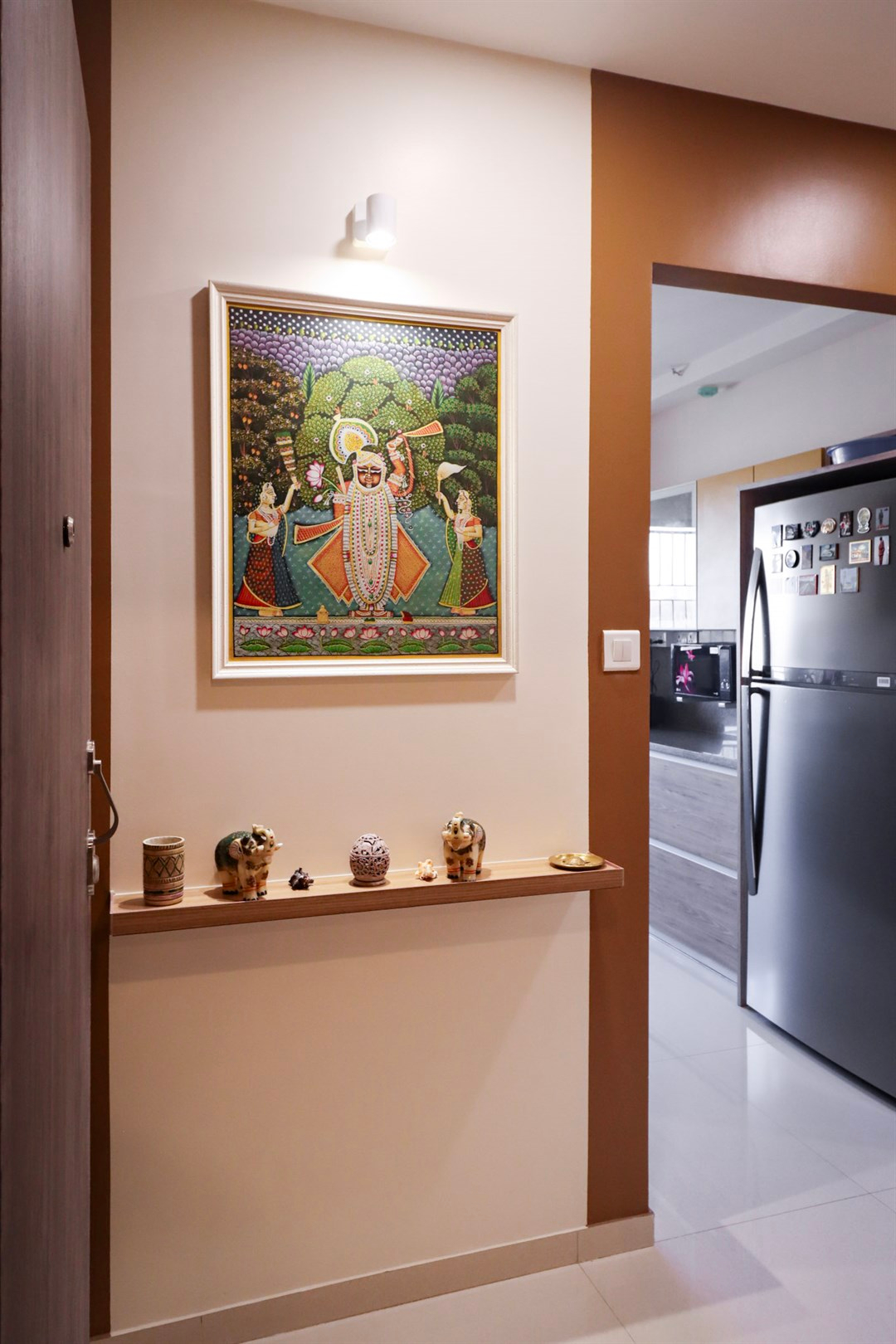 a painting on a wall