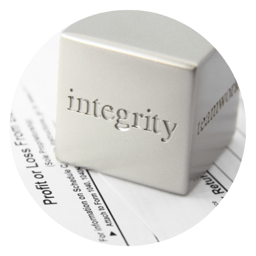 image representing integrity centric value